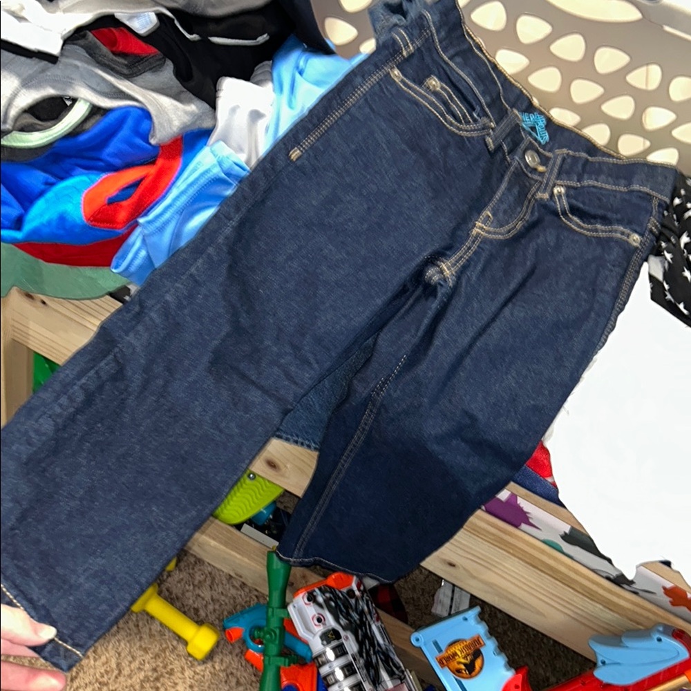 Boy jeans 6-dark pair 7- light pair